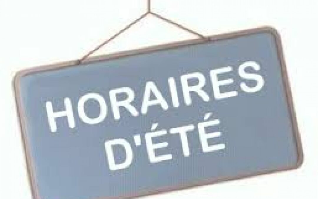 Le secrétariat à l&rsquo;heure d&rsquo;été …