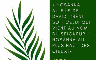 Dimanche des Rameaux et de la Passion du Seigneur