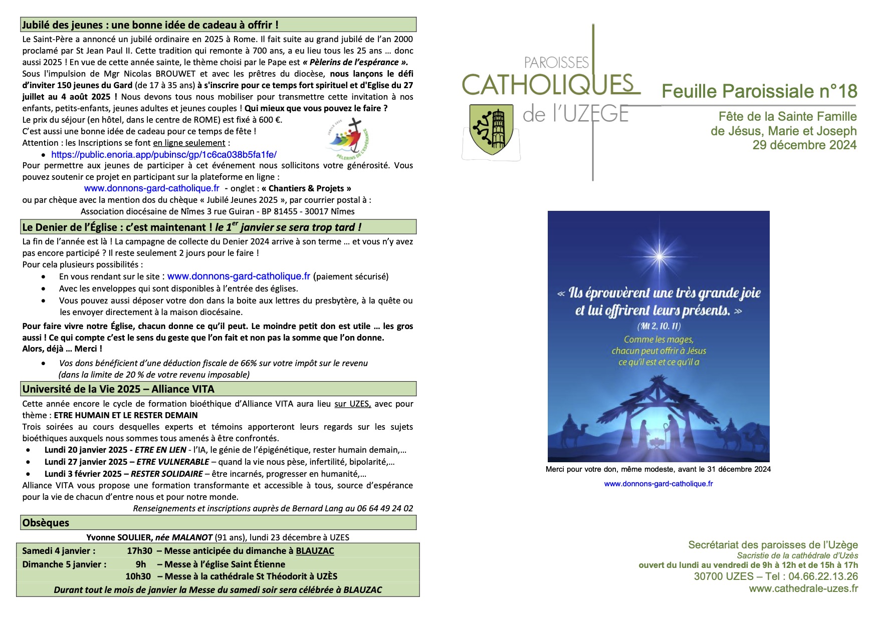 Feuille Paroissiale N 18 Site De L ensemble Paroissial De L Uz ge feuille-paroissiale-n-18-site-de-l-ensemble-paroissial-de-l-uz-ge