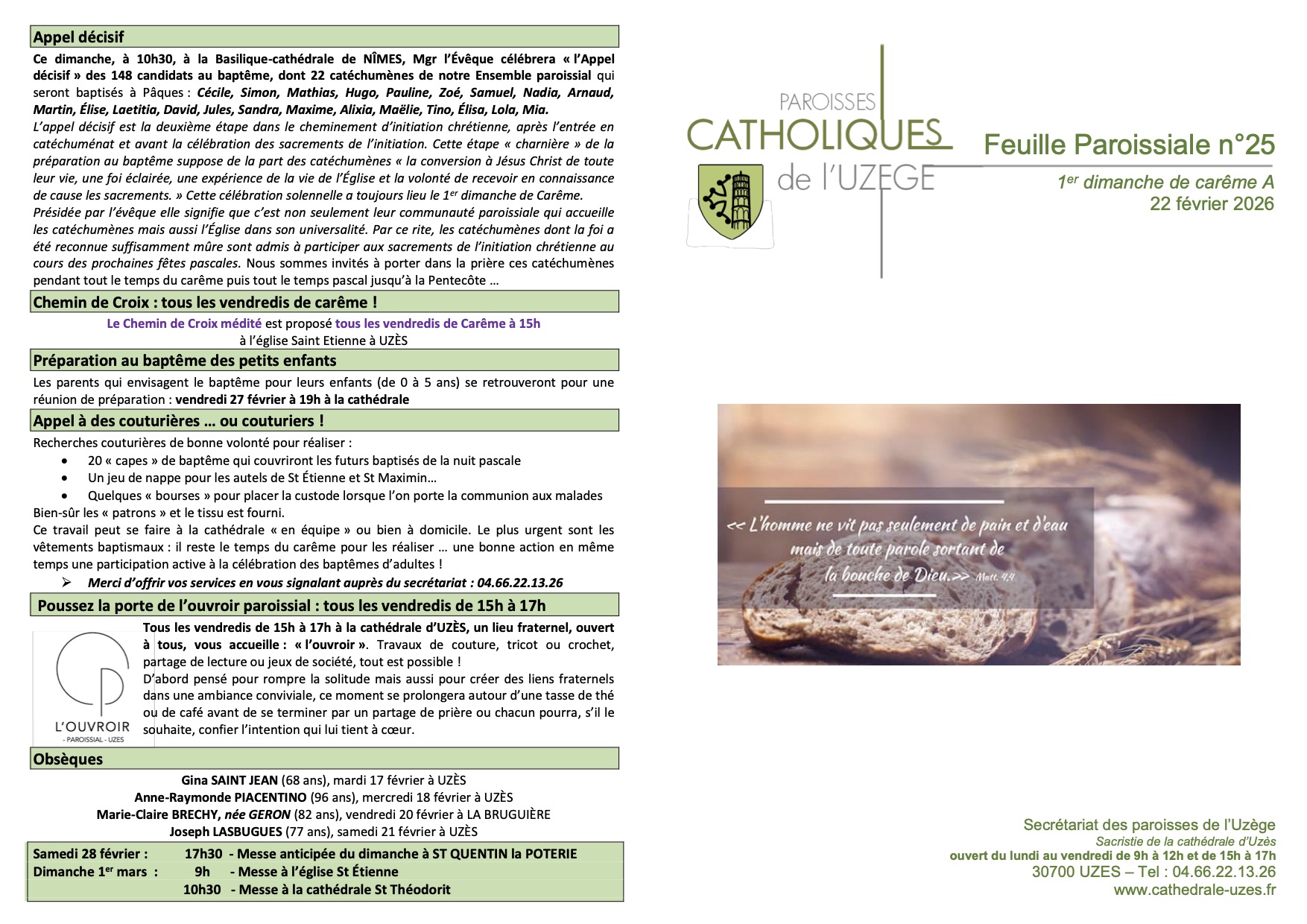 Feuille Paroissiale N 25 Site De L ensemble Paroissial De L Uz ge feuille-paroissiale-n-25-site-de-l-ensemble-paroissial-de-l-uz-ge
