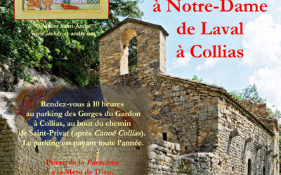 Pèlerinage à N-D de LAVAL à COLLIAS : samedi 12 septembre